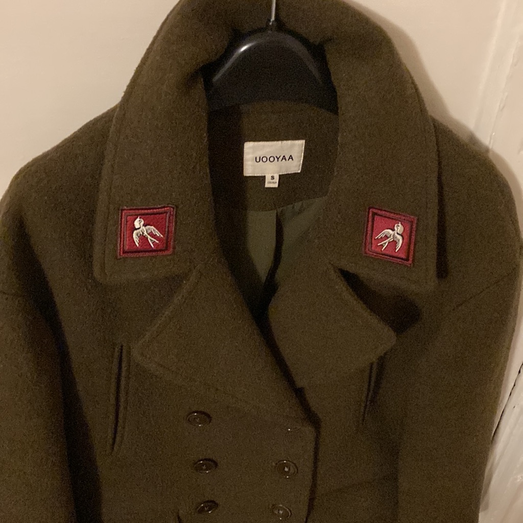 Uooyaa Rare Military Style Topcoat